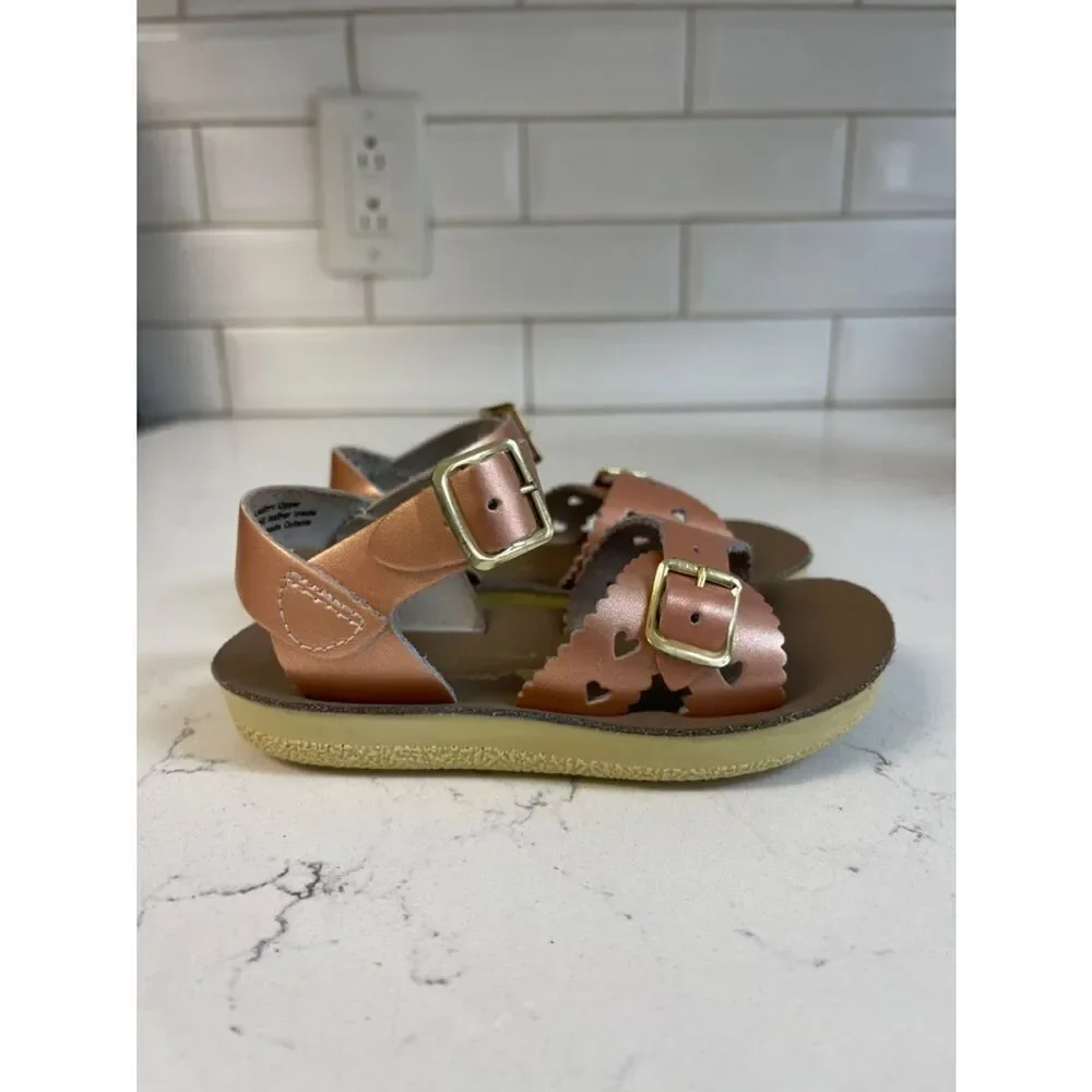 Sun-San Sweetheart - Little Kid - Toddler Size 8 Color: Rose Gold Worn 2-3 Times